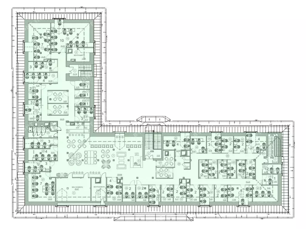 Офис в Москва Большая Грузинская ул., 12С2 (969 м) - Фото 1