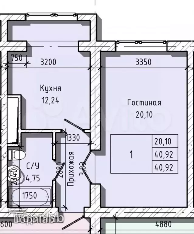 1-к кв. Кабардино-Балкария, Нальчик ул. Солнечная, 8к1 (41.5 м) - Фото 2