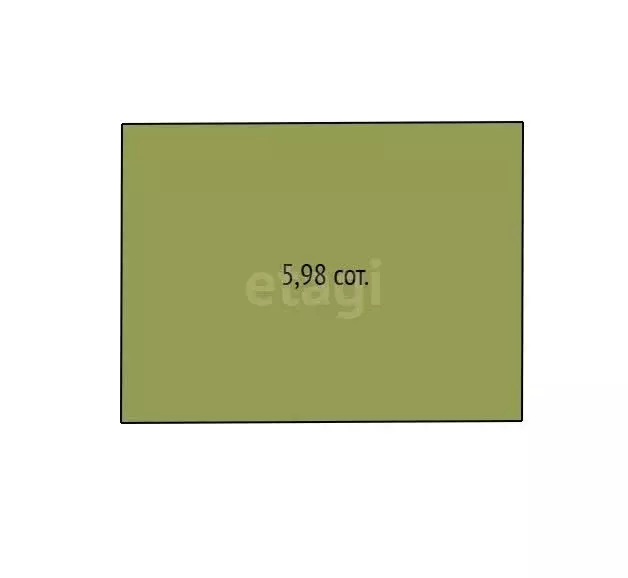 Участок в село Ташкиново, садовые участки Радуга-1, 5-я улица (5.98 м) - Фото 1
