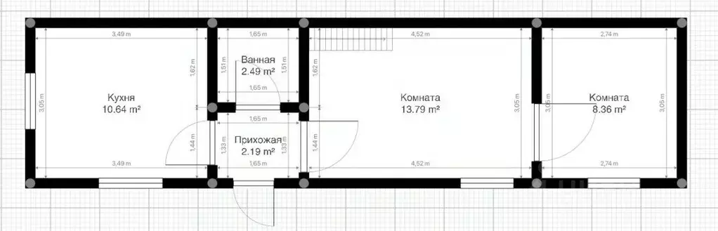 Дом в Кабардино-Балкария, Нальчик ул. Мечиева, 143 (63 м) - Фото 1