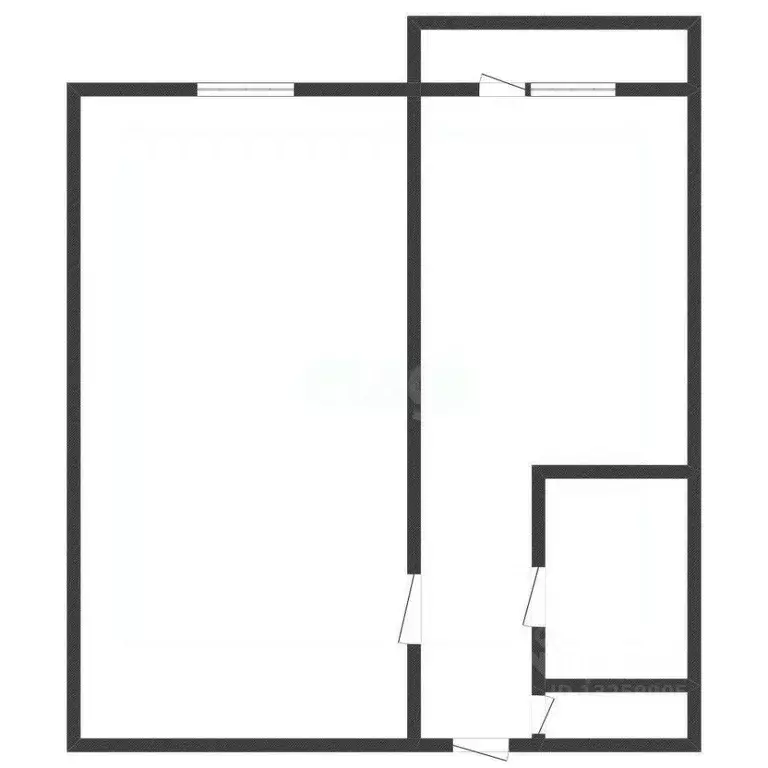 1-к кв. Липецкая область, Липецк Ленинградская ул., 6 (32.7 м) - Фото 2