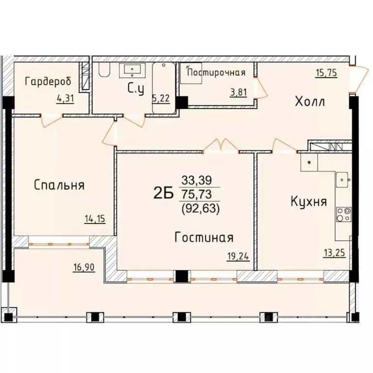 2-к кв. Дагестан, Дербент ул. Графа Воронцова, 78скА-5 (92.63 м) - Фото 0