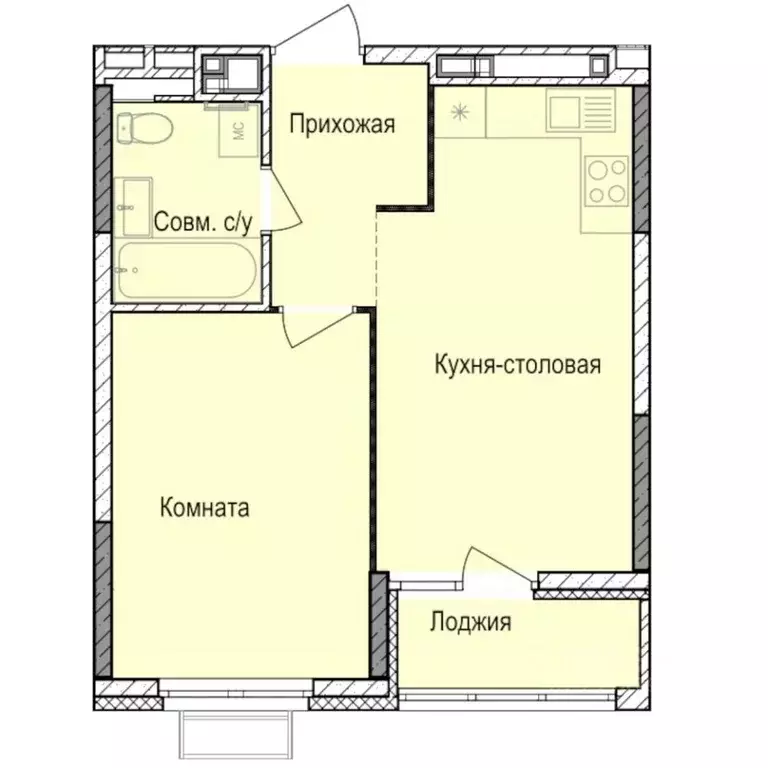 1-к кв. Удмуртия, Ижевск Автопроизводство жилрайон, Норвежский Лес ... - Фото 1