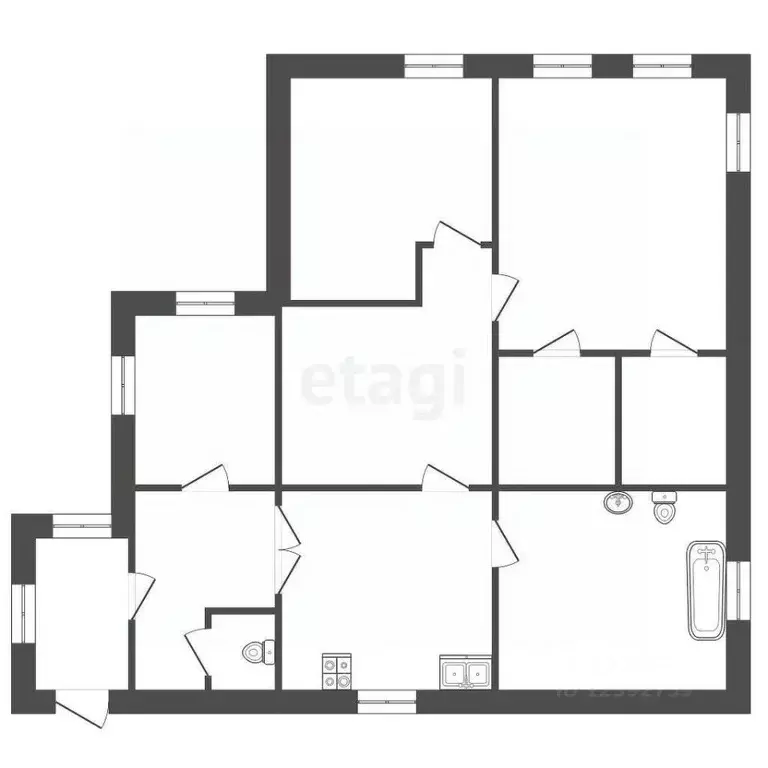 Дом в Тамбовская область, Тамбов Колхозная ул., 87 (74 м) - Фото 1