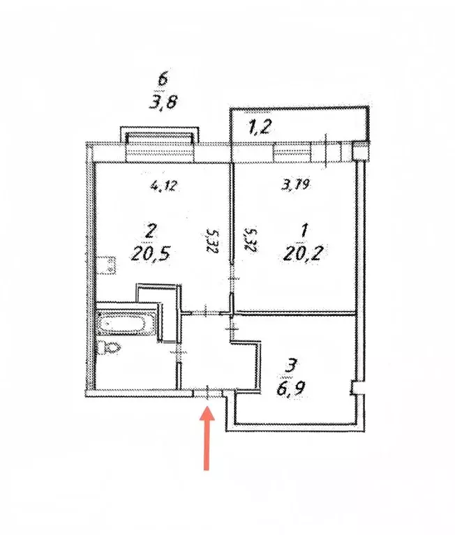 2-к кв. Санкт-Петербург Наличная ул., 24к1 (65.0 м) - Фото 1