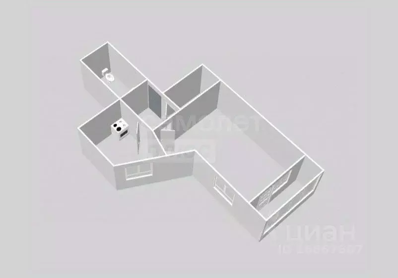 1-к кв. Оренбургская область, Оренбург 1 Мая ул., 61/2 (39.7 м) - Фото 1