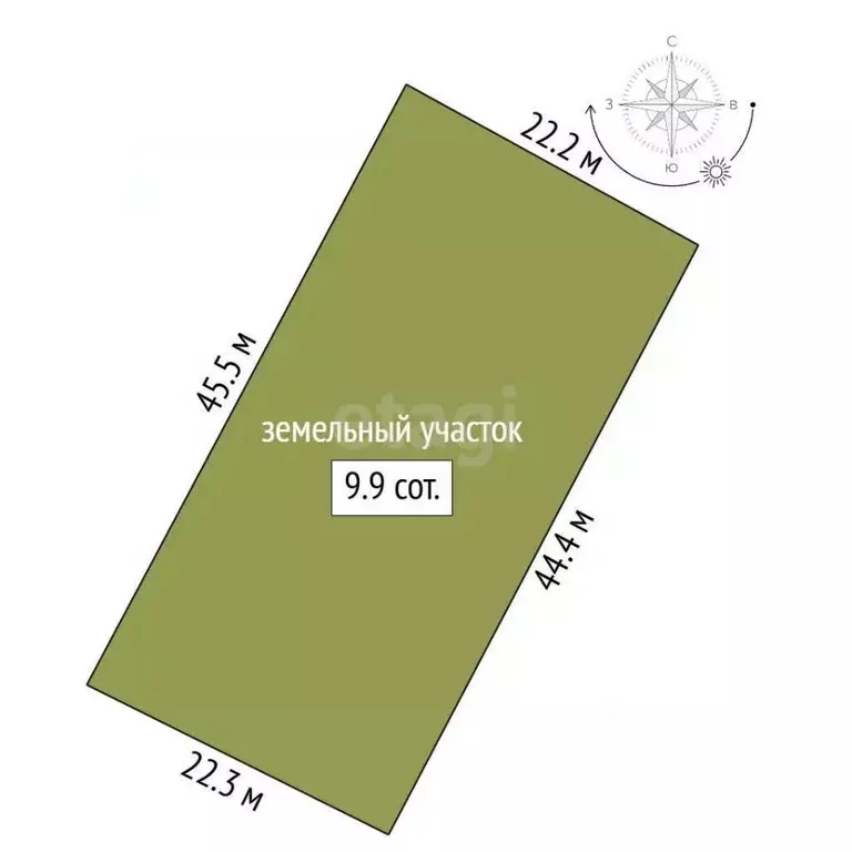 Участок в Санкт-Петербург пос. Белоостров, ул. Полярная, 5 (9.94 сот.) - Фото 2