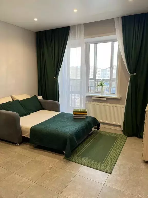 Студия Новосибирская область, Обь Октябрьская ул., 5 (30.0 м) - Фото 1