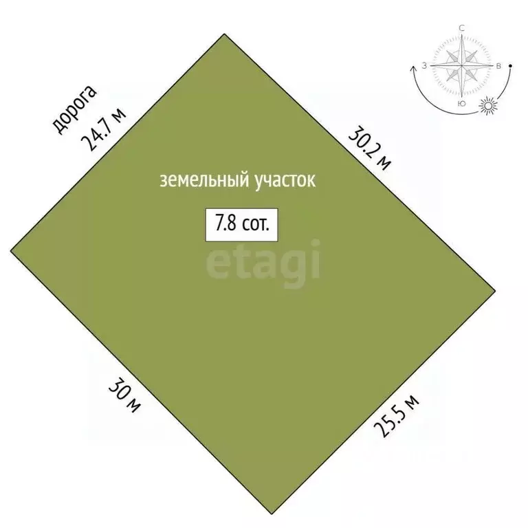 Участок в Тюменская область, Тюменский муниципальный округ, д. ... - Фото 1
