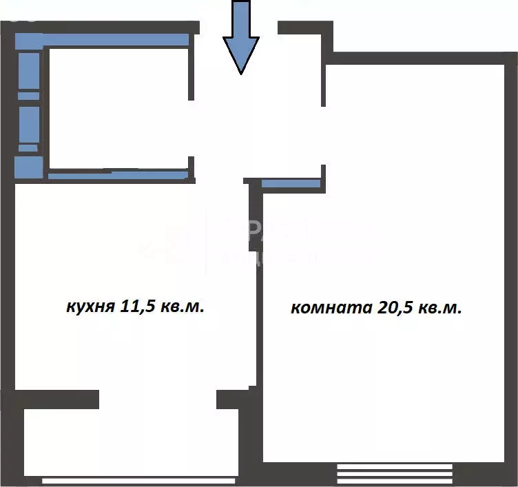 1-комнатная квартира: Москва, проспект Мира, 135А (39.9 м) - Фото 0