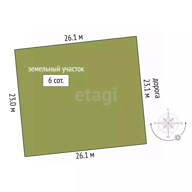 Участок в Ростовская область, Азовский район, Елизаветинское с/пос, ... - Фото 1