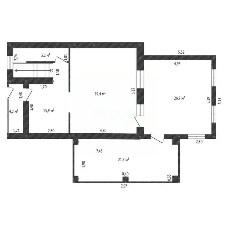 Таунхаус в Башкортостан, Уфимский район, с. Булгаково ул. Цюрупы, 252 ... - Фото 2