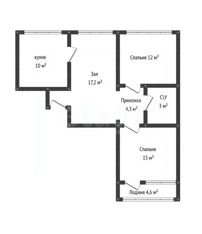 3-к кв. Дагестан, Каспийск просп. Акулиничева, 5А (68.0 м) - Фото 2