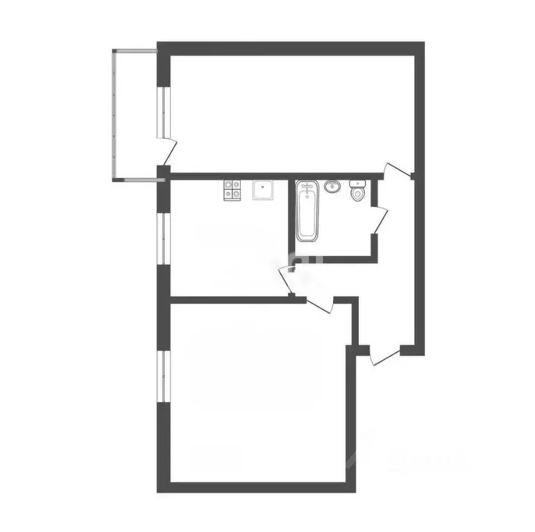 2-к кв. Кемеровская область, Новокузнецк ул. Березовая Роща, 20 (59.9 ... - Фото 2