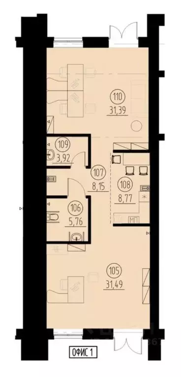 Помещение свободного назначения в Томская область, Томск Вузовский ... - Фото 2