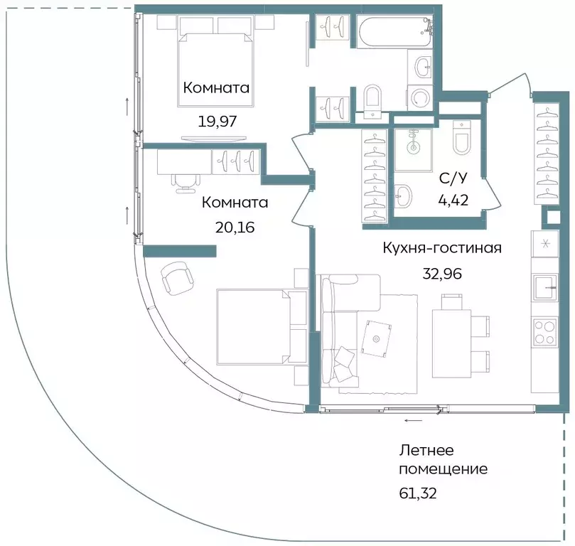 3-к кв. Крым, Саки ул. Морская (138.83 м) - Фото 1