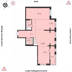 3-к кв. Иркутская область, Иркутск Советская ул., 31/2 (160.71 м) - Фото 0