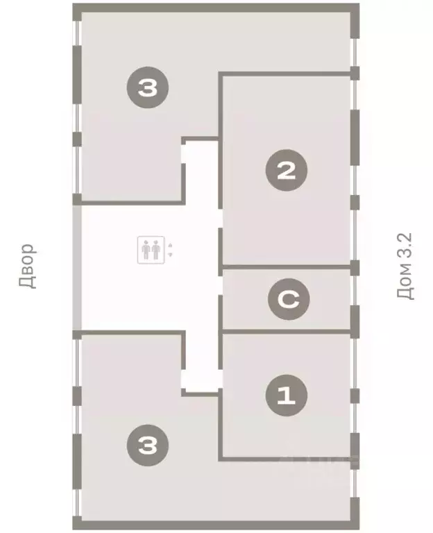 2-к кв. Тюменская область, Тюмень  (69.68 м) - Фото 1