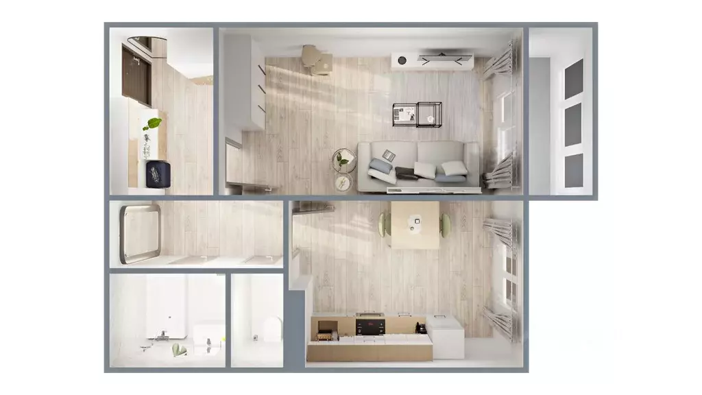 1-к кв. Новосибирская область, Новосибирск Самоцветы жилой комплекс ... - Фото 1