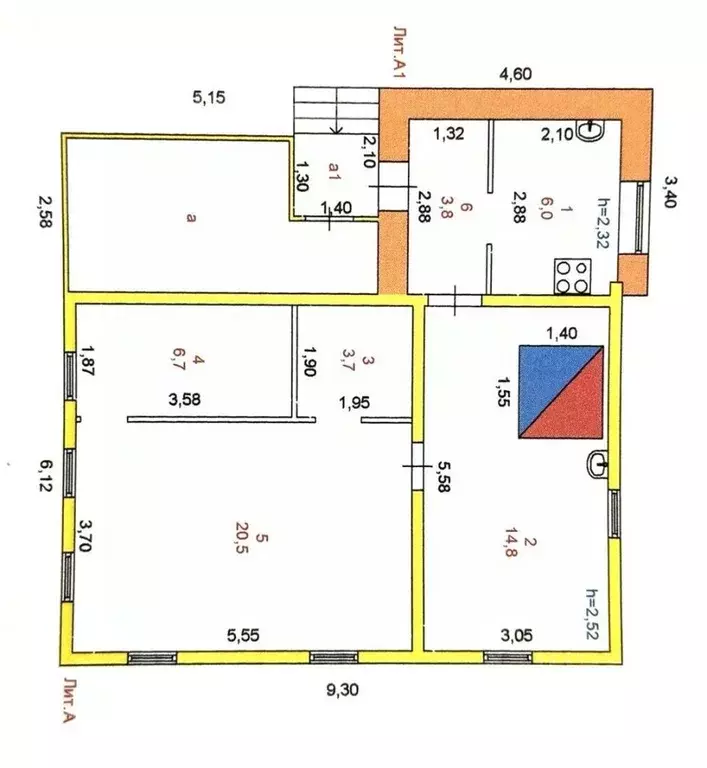 Дом в Марий Эл, Йошкар-Ола ул. Мышино, 109 (56 м) - Фото 1