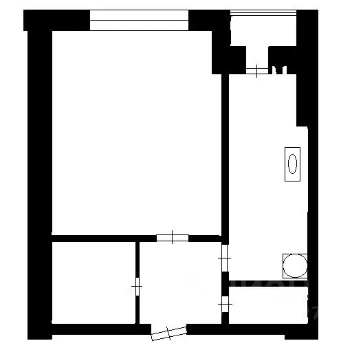 1-к кв. Саратовская область, Балаково ш. Саратовское, 73 (36.8 м) - Фото 1