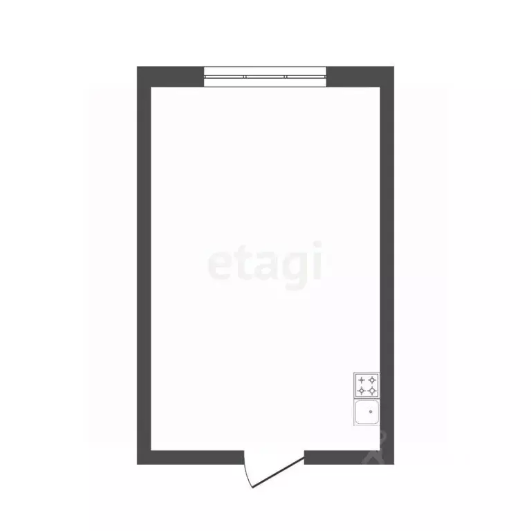 Комната Тюменская область, Тюмень ул. Станционная, 24 (12.1 м) - Фото 1