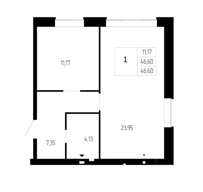 1-к кв. Волгоградская область, Волгоград бул. 30-летия Победы, 19В ... - Фото 0