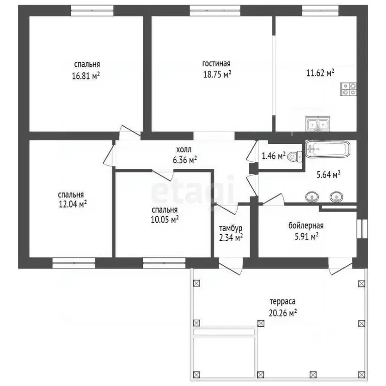 Дом в Ярославская область, Ярославский муниципальный округ, д. ... - Фото 2