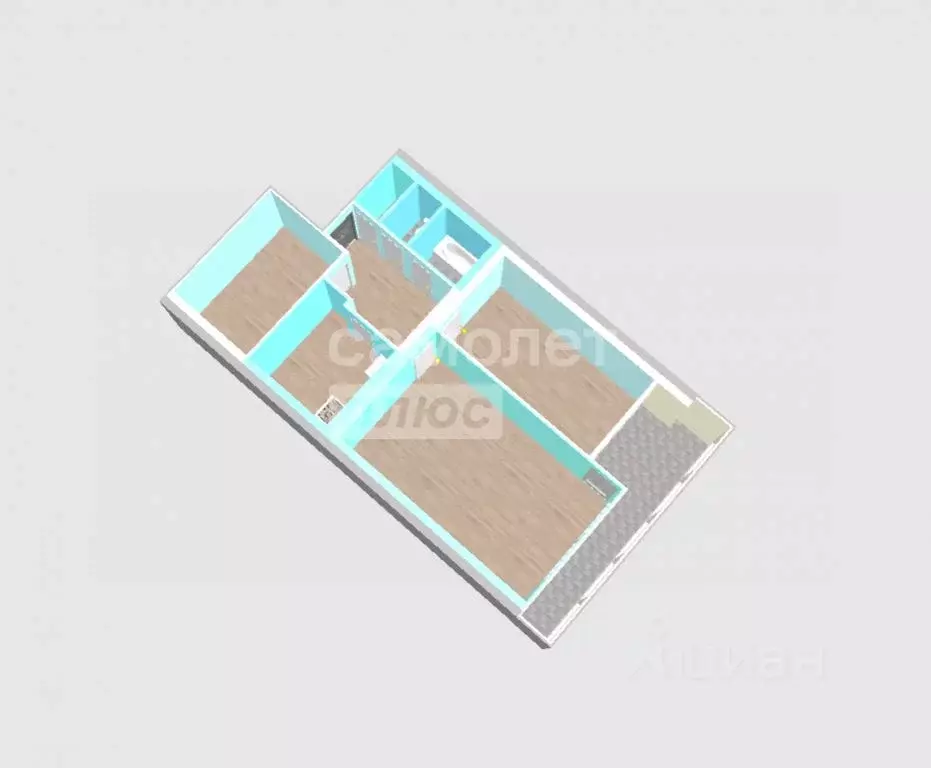 3-к кв. Краснодарский край, Туапсе ул. Новицкого, 13 (54.2 м) - Фото 1