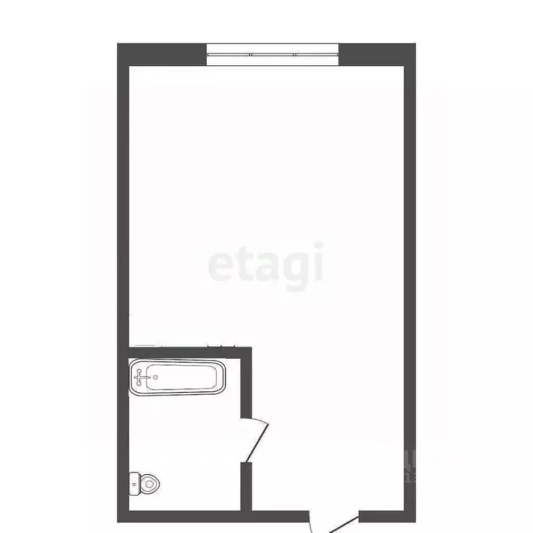 Студия Кемеровская область, Юрга просп. Победы, 41 (23.0 м) - Фото 2