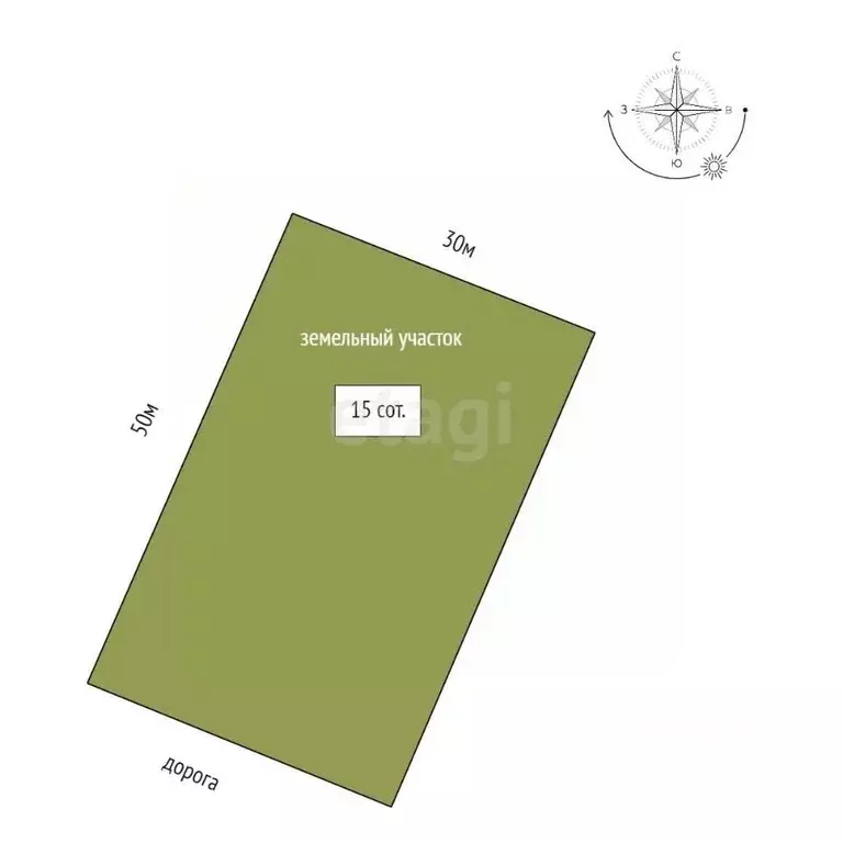 Участок в Мордовия, Кочкуровский район, с. Булгаково ул. Северная ... - Фото 2