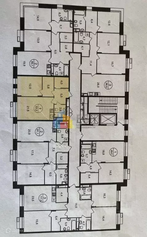 Продаётся 2-к квартира, 53.2 м - Фото 1