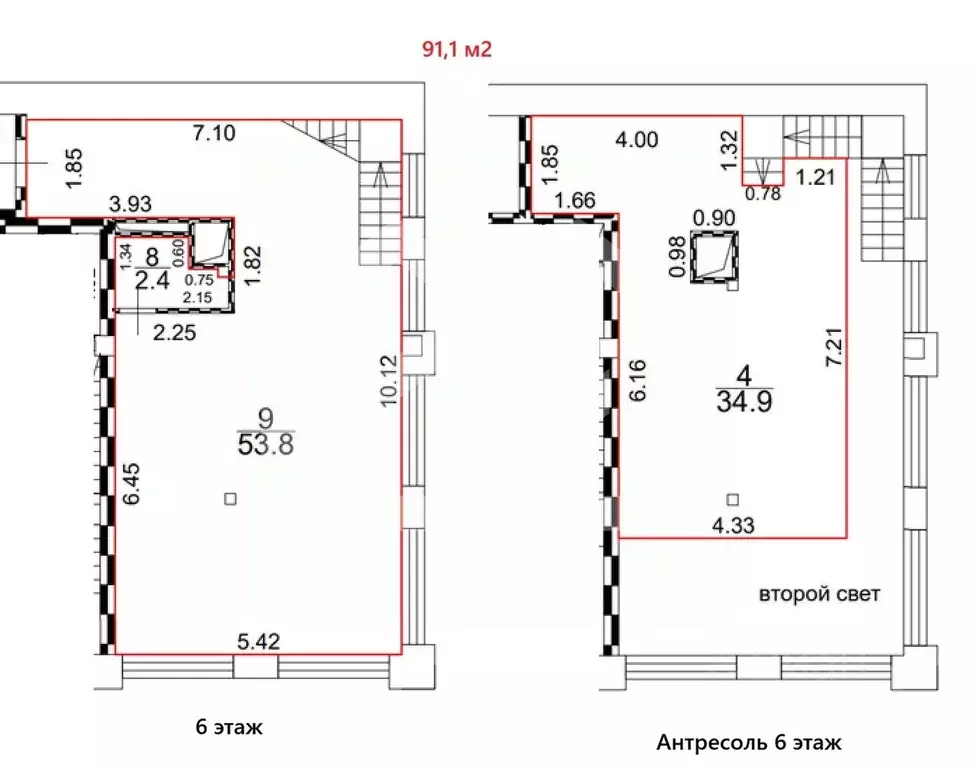Помещение свободного назначения в Москва ул. Фридриха Энгельса, 46С7 ... - Фото 1