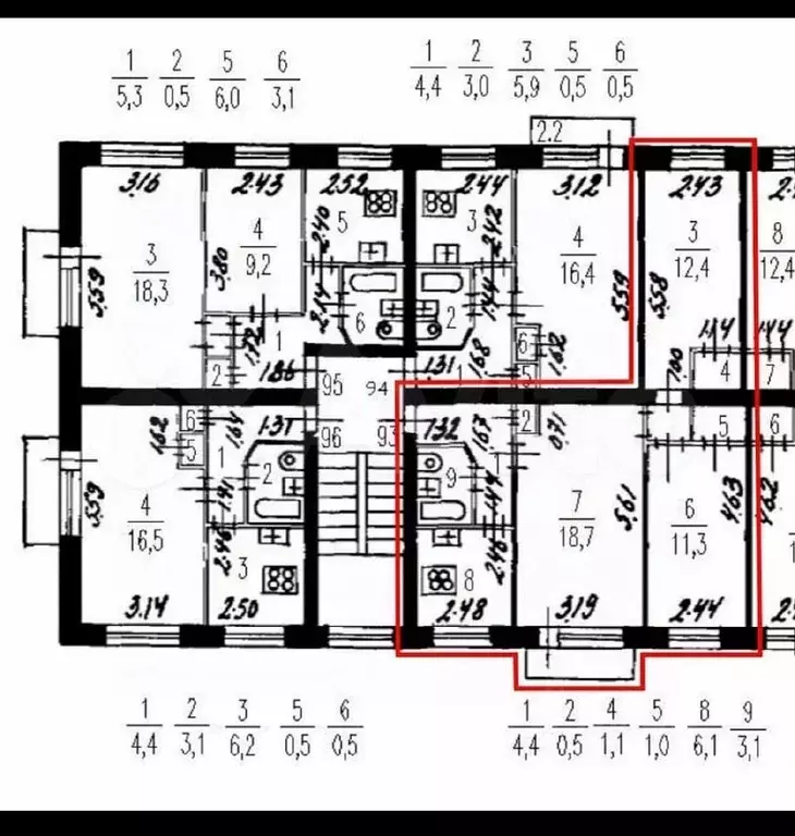 3-к кв. Санкт-Петербург Бассейная ул., 13 (59.0 м) - Фото 0