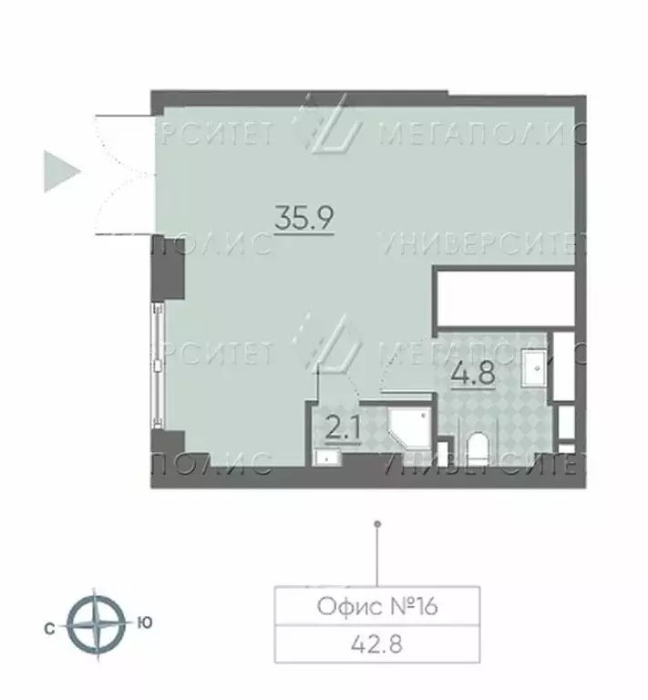 Помещение свободного назначения (45 м) - Фото 1