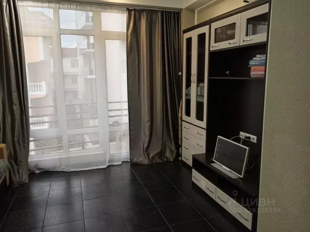 Студия Краснодарский край, Сочи ул. Просвещения, 157/2 (23.0 м) - Фото 1