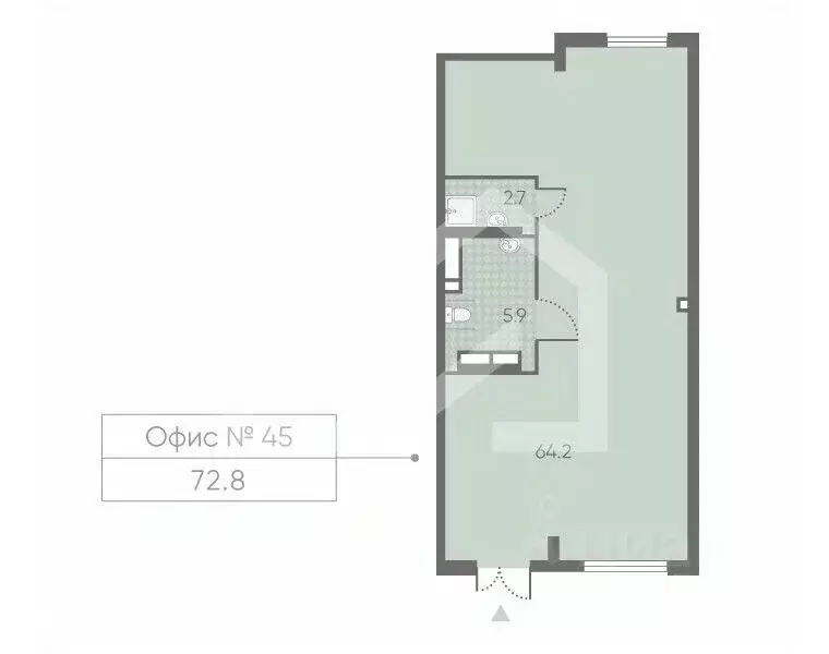 Помещение свободного назначения в Москва Производственная ул., 17 (73 ... - Фото 2