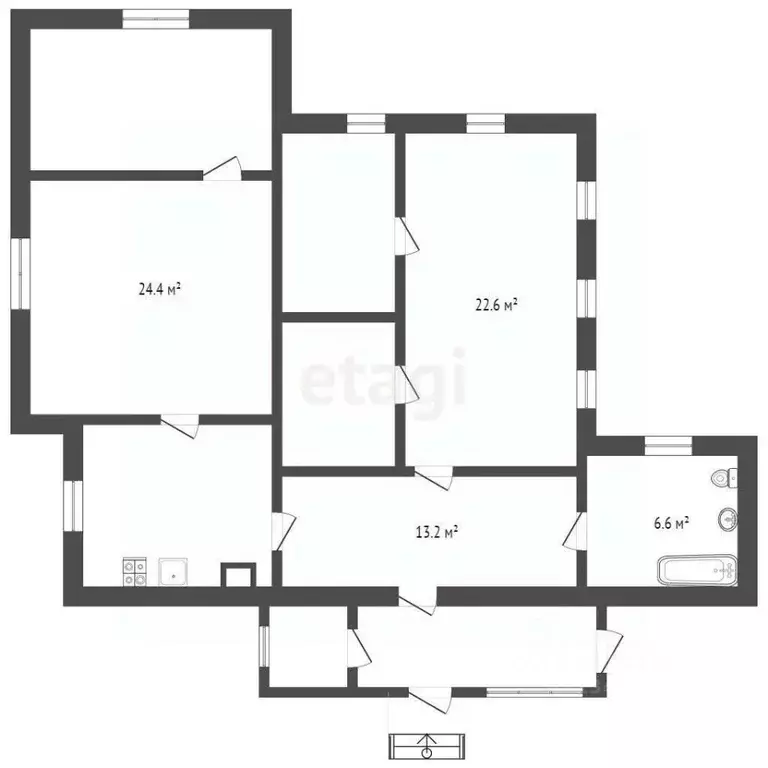 Дом в Брянская область, Брянск Тимоновская ул. (107 м) - Фото 1