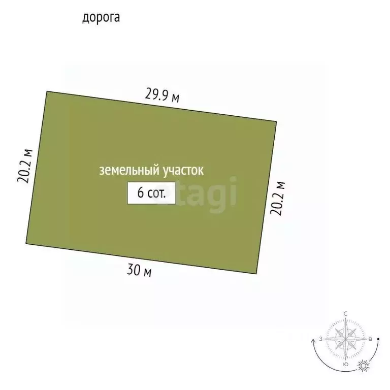 Участок в Крым, Феодосия муниципальный округ, Орджоникидзе пгт, Волна ... - Фото 2