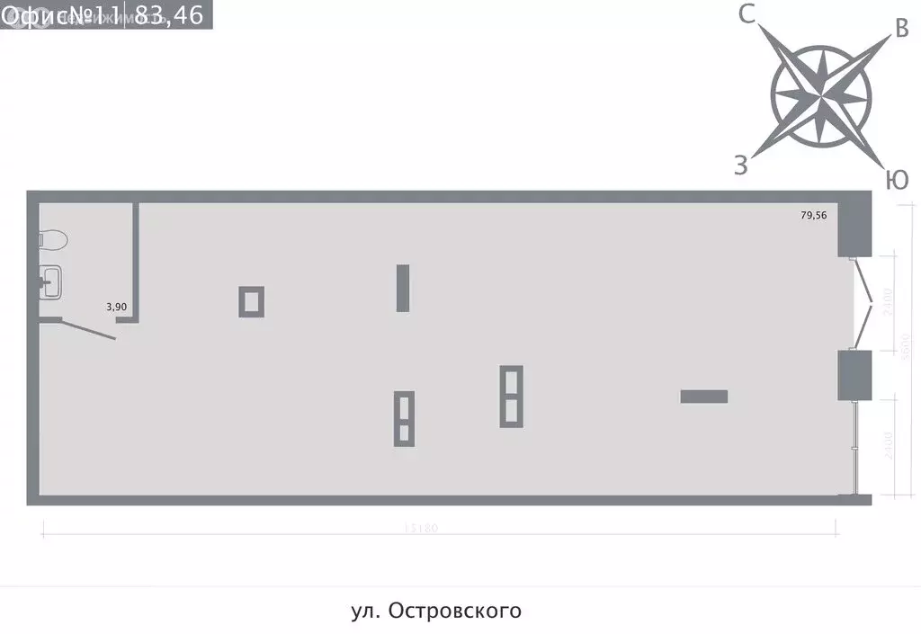 Офис (83.46 м) - Фото 2