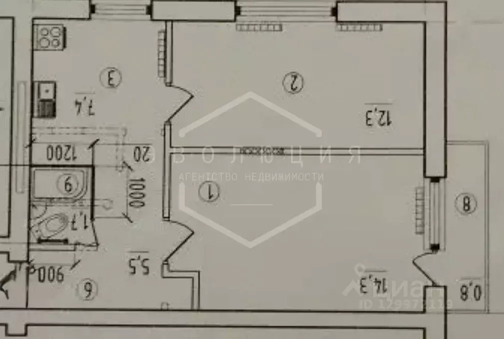 2-к кв. Калининградская область, Калининград ул. Генерал-лейтенанта ... - Фото 2