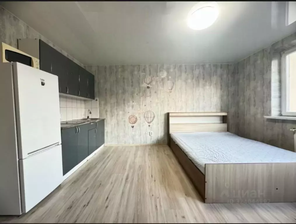 Студия Московская область, Домодедово Южный мкр, ул. Курыжова, 16 ... - Фото 1