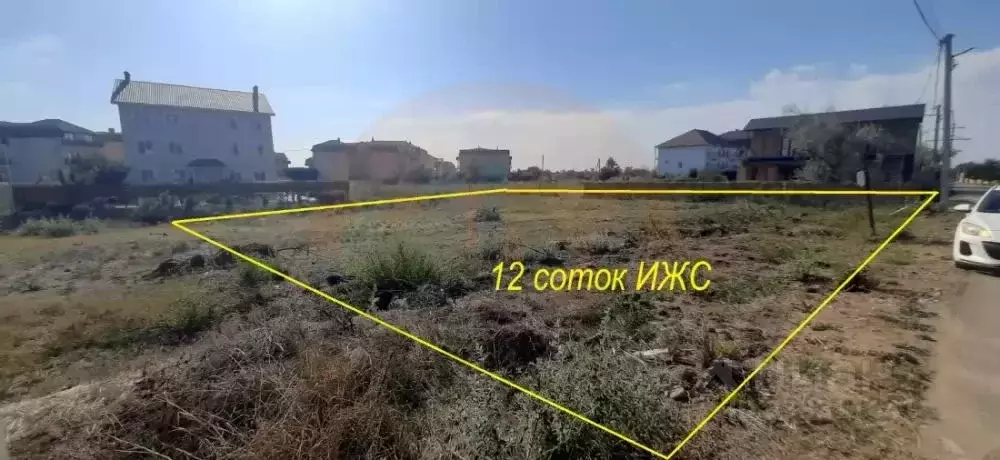 Участок в Крым, Сакский район, Новофедоровка пгт ул. Дегтярева (12.0 ... - Фото 1