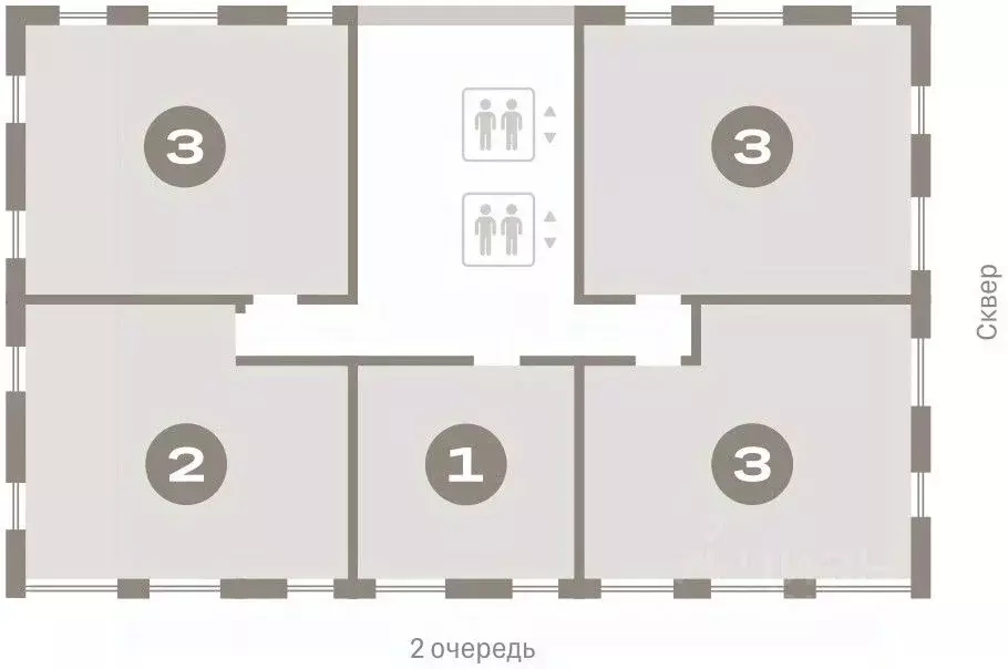 3-к кв. Новосибирская область, Новосибирск ул. Аэропорт, 88 (77.28 м) - Фото 1