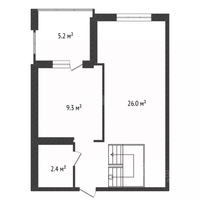 3-к кв. Калужская область, Белоусово г. Жуковский муниципальный округ, ... - Фото 2