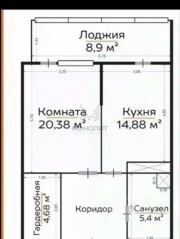 1-к кв. Московская область, Котельники проезд 2-й Покровский, 6к1 ... - Фото 1