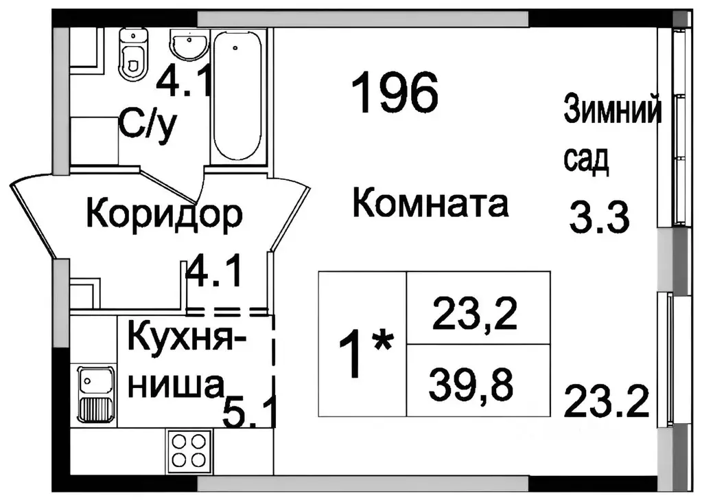 1-к кв. Москва Тагильская ул., 4В (41.7 м) - Фото 2