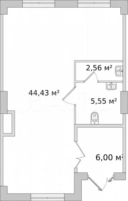 Продам помещение свободного назначения, 58.54 м - Фото 0