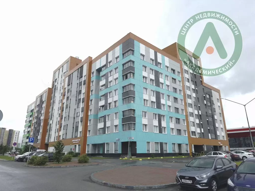 1-к. квартира, 38 м, 7/8 эт. - Фото 1