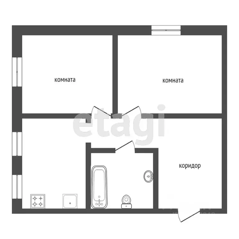 2-к кв. Саратовская область, Балашов Уральская ул., 19 (37.0 м) - Фото 2